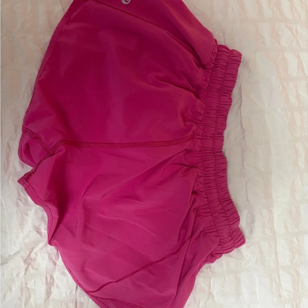 lululemon athletica Hot Pink Workout Shorts